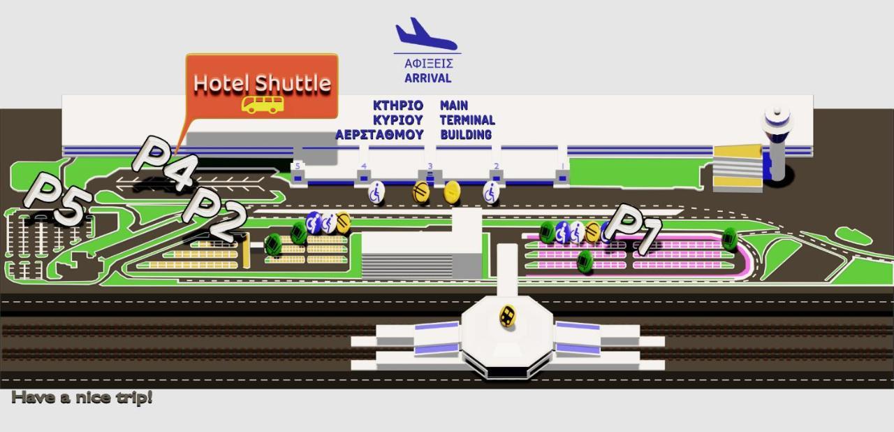 Gk Airport Suites - Free Shuttle Markopoulo Mesogaias Экстерьер фото